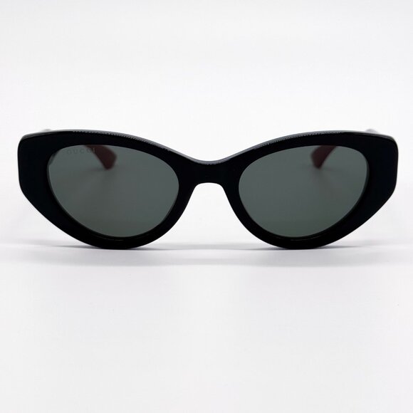 NEW GUCCI GG1862S 001 CAT EYE BLACK WOMEN SUNGLASSES GUCCI - Picture 4 of 11
